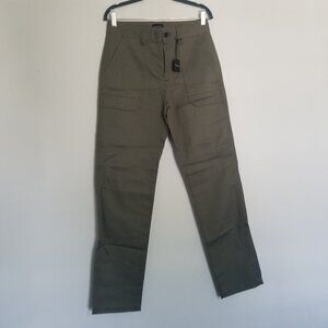 Club Monaco Men's army green Utility pants 29 NWT